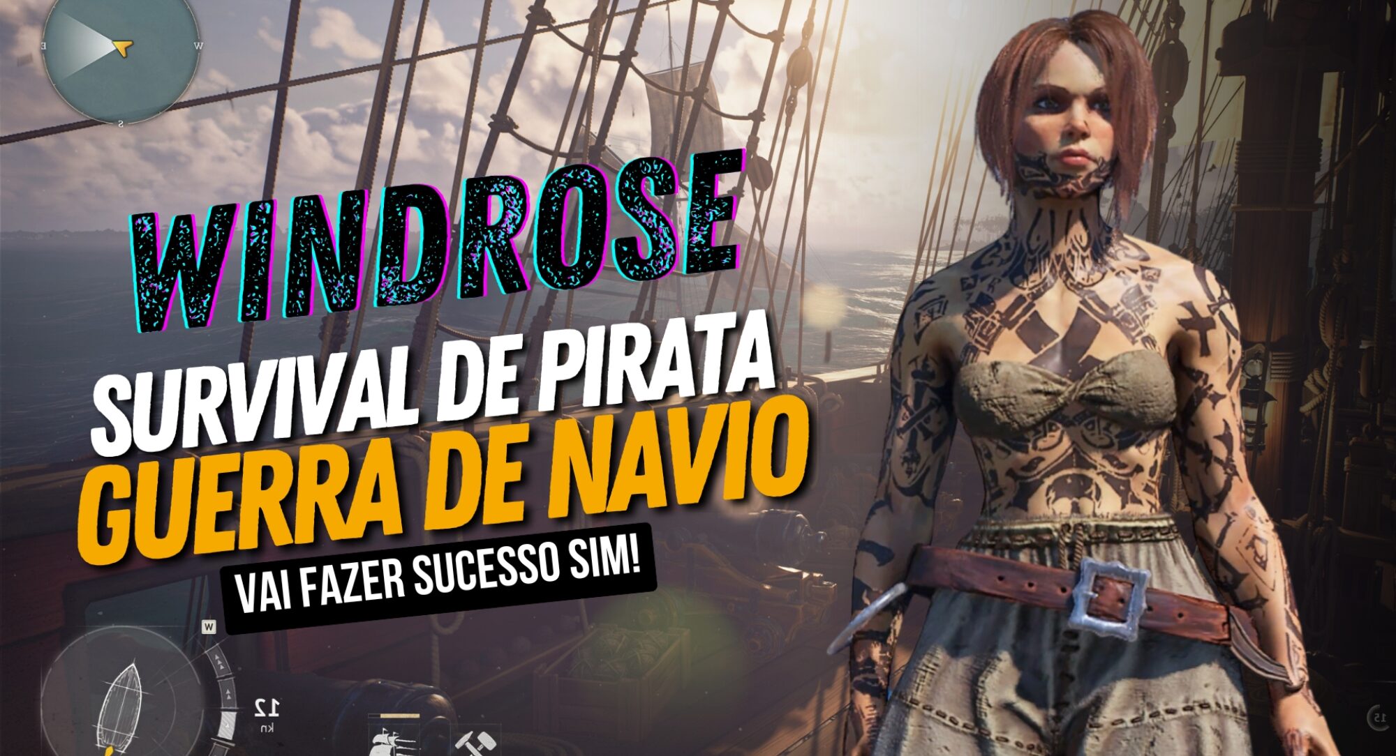 Windrose (Crosswind): O Novo Survival de Piratas Gratuito que Deves Conhecer!