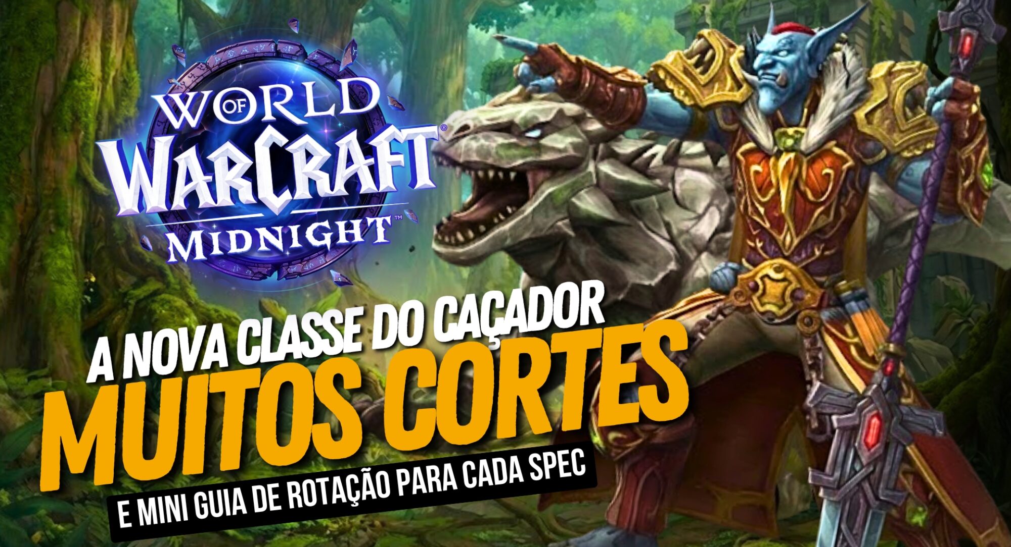 O Guia Definitivo do Caçador em WoW: Midnight – Qual Spec Escolher?