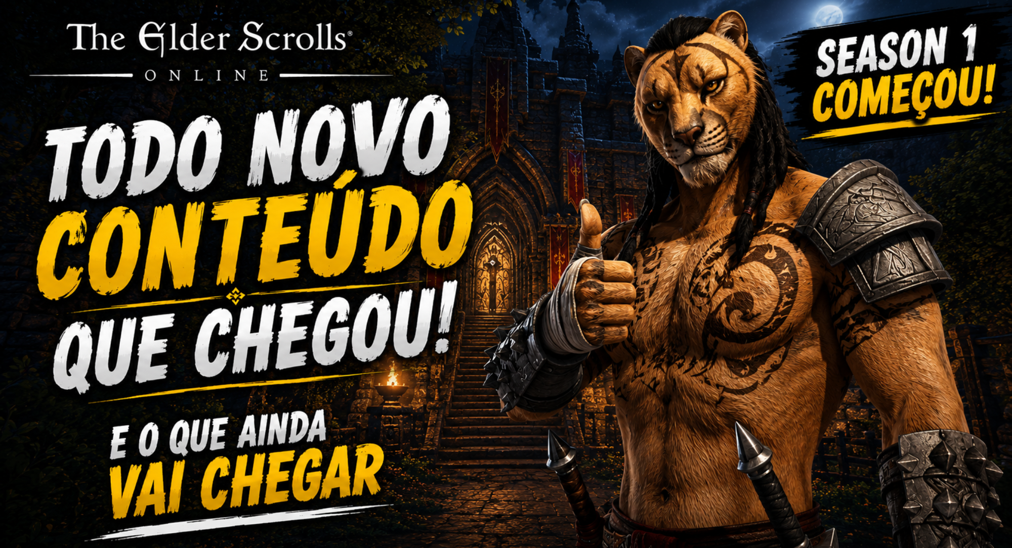 TUDO QUE É NOVO! Elder Scrolls Online UPDATE 50 Chegou com a Season 1