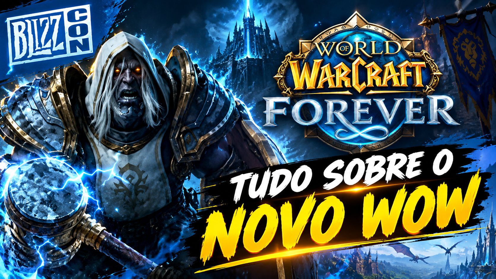 No momento, você está visualizando WoW Forever Anunciado na BlizzCon! Data de Lançamento, Raça Nova, Beta e Tudo Sobre o “Classic Plus”